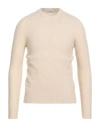 Alpha Studio Man Sweater Cream Size 44 Wool, Polyamide, Cashmere, Elastane