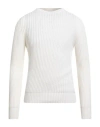 Alpha Studio Man Sweater Cream Size 44 Wool, Viscose, Polyamide, Textile Fibers In White