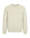 Alpha Studio Man Sweater Cream Size 44 Wool In White
