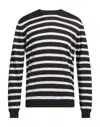 Alpha Studio Sweaters In Brown