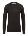 Alpha Studio Man Sweater Dark Brown Size 44 Cotton