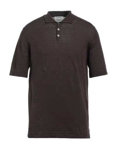 Alpha Studio Sweaters In Brown