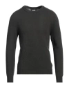 Alpha Studio Man Sweater Dark Green Size 40 Geelong Wool