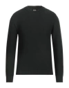 Alpha Studio Man Sweater Cocoa Size 40 Merino Wool In Green