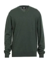 Alpha Studio Man Sweater Dark Green Size 46 Geelong Wool