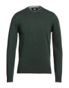 Alpha Studio Man Sweater Dark Green Size 50 Geelong Wool