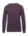Alpha Studio Sweaters In Purple