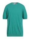 Alpha Studio Sweaters In Green