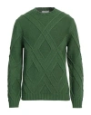 Alpha Studio Man Sweater Green Size 42 Wool, Alpaca Wool, Polyamide