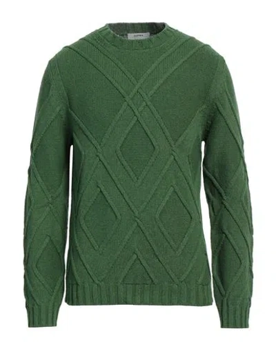 Alpha Studio Man Sweater Green Size 42 Wool, Alpaca Wool, Polyamide