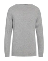 Alpha Studio Man Sweater Grey Size 42 Recycled Wool, Viscose, Polyamide, Cashmere In Grey