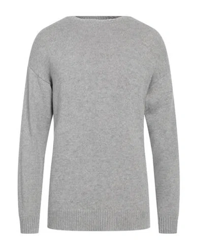 Alpha Studio Man Sweater Grey Size 42 Recycled Wool, Viscose, Polyamide, Cashmere