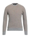 Alpha Studio Man Sweater Grey Size 42 Wool, Viscose, Polyamide, Cashmere