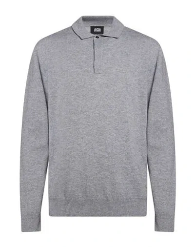 Alpha Studio Man Sweater Grey Size 44 Geelong Wool