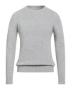 Alpha Studio Man Sweater Grey Size 44 Recycled Wool, Ecovero Viscose, Recycled Polyamide, Recycled C In Gray