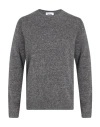 Alpha Studio Man Sweater Grey Size 44 Virgin Wool, Polyamide In Gray
