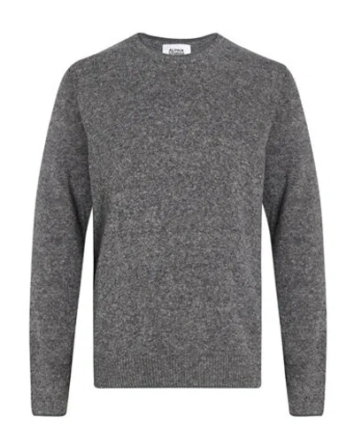 Alpha Studio Man Sweater Grey Size 44 Virgin Wool, Polyamide In Gray