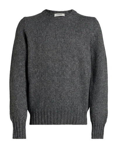 Alpha Studio Man Sweater Grey Size 44 Wool, Polyamide, Alpaca Wool In Gray