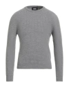 Alpha Studio Man Sweater Grey Size 46 Merino Wool
