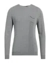 Alpha Studio Sweaters In Grey