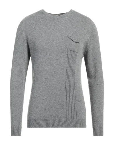 Alpha Studio Sweaters In Grey