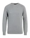 ALPHA STUDIO ALPHA STUDIO MAN SWEATER GREY SIZE L VISCOSE, NYLON, WOOL, CASHMERE, POLYESTER