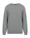 Alpha Studio Man Sweater Grey Size Xxl Viscose, Nylon, Wool, Cashmere, Polyester In Grey