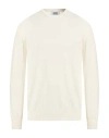 Alpha Studio Man Sweater Ivory Size 50 Cotton In Neutral