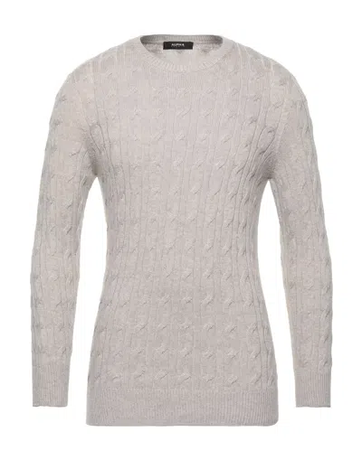Alpha Studio Sweaters In Beige