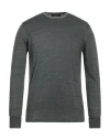 Alpha Studio Man Sweater Lead Size 46 Wool, Acrylic In Grey