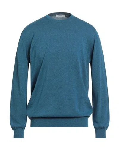 Alpha Studio Man Sweater Light Blue Size 46 Cotton