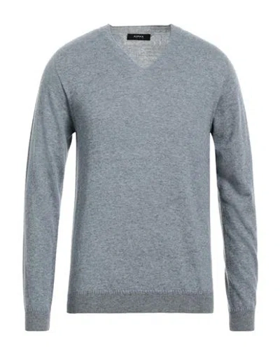 Alpha Studio Light Blue Viscose Sweater