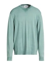 Alpha Studio Man Sweater Light Green Size 44 Cotton