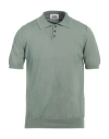 Alpha Studio Man Sweater Light Green Size 50 Cotton
