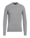 Alpha Studio Man Sweater Light Grey Size 38 Geelong Wool