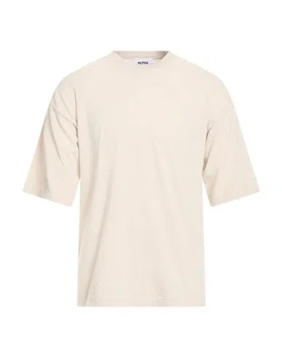 Alpha Studio Man Sweater Light Grey Size 38 Merino Wool In Neutral