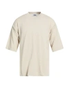 Alpha Studio Man Sweater Light Grey Size 40 Cotton, Polyester In Neutral