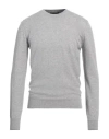 Alpha Studio Man Sweater Light Grey Size 40 Wool