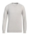 Alpha Studio Man Sweater Light Grey Size 44 Wool, Cashmere