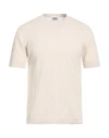 Alpha Studio Man Sweater Light Grey Size 48 Cotton, Polyester In White
