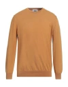 Alpha Studio Man Sweater Marigold Size 42 Cotton In Yellow