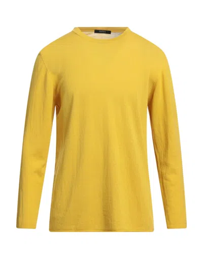 Alpha Studio Sweaters In Yellow