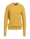 Alpha Studio Man Sweater Marigold Size 44 Wool In Yellow
