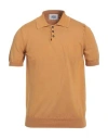 Alpha Studio Man Sweater Marigold Size 44 Cotton In Yellow