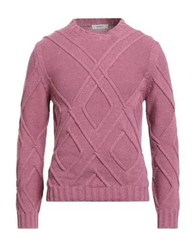 Alpha Studio Man Sweater Mauve Size 42 Wool, Alpaca Wool, Polyamide