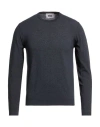 Alpha Studio Man Sweater Midnight Blue Size 38 Cotton, Polyester In Blue