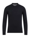 Alpha Studio Man Sweater Midnight Blue Size 38 Merino Wool