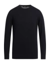 Alpha Studio Man Sweater Midnight Blue Size 38 Wool
