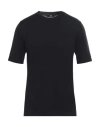 Alpha Studio Man Sweater Midnight Blue Size 42 Merino Wool In Blue