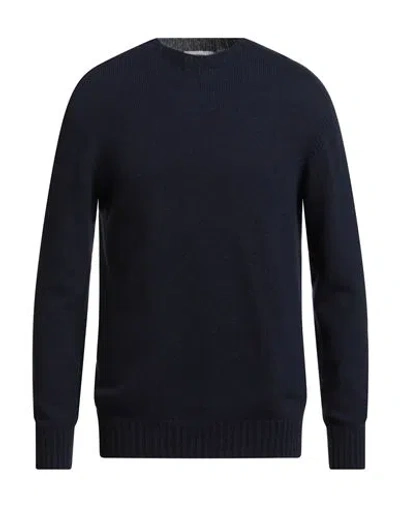 ALPHA STUDIO ALPHA STUDIO MAN SWEATER MIDNIGHT BLUE SIZE 42 RECYCLED WOOL, ECOVERO VISCOSE, RECYCLED POLYAMIDE, R